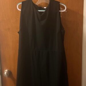 Black sheath dress